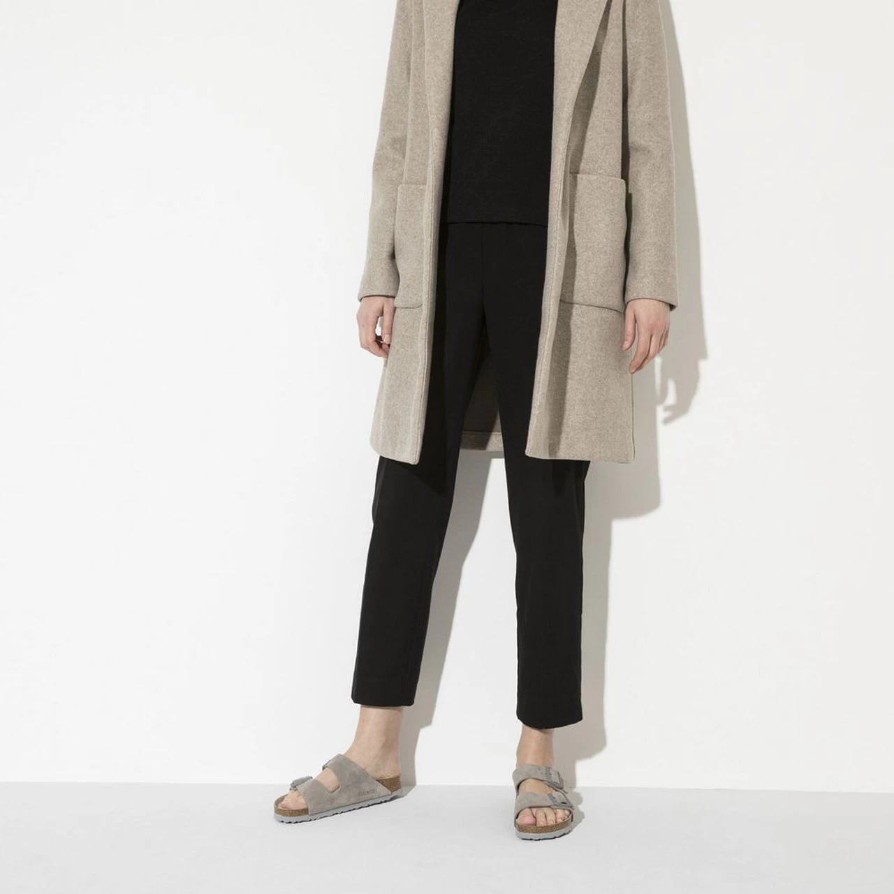 Birkenstock Arizona Soft Footbed Suede Leather - Stone Coin (Narrow Width) 9 Birkenstock Arizona Soft Footbed Suede Leather - Stone Coin (Narrow Width) - Image 7