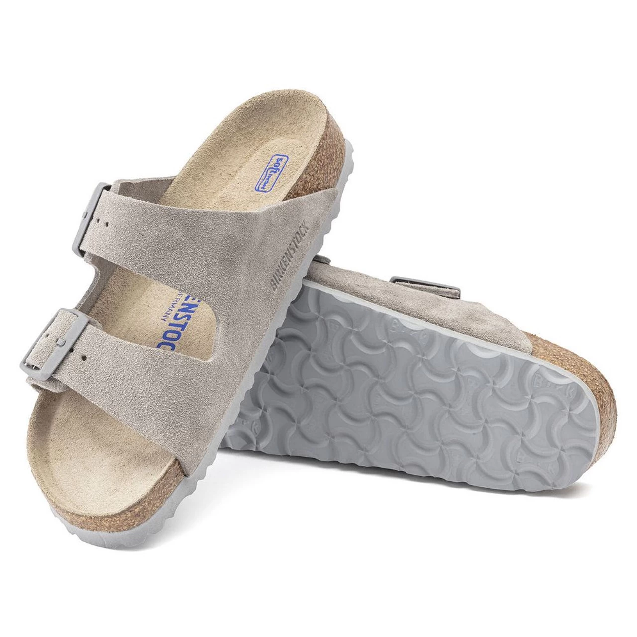 Birkenstock Arizona Soft Footbed Suede Leather - Stone Coin (Narrow Width) 7 Birkenstock Arizona Soft Footbed Suede Leather - Stone Coin (Narrow Width) - Image 5