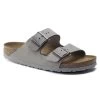 Birkenstock Arizona Soft Footbed Nubuck Leather - Dove Gray (Narrow Width) 2 Birkenstock Arizona Soft Footbed Nubuck Leather - Dove Gray (Narrow Width) -Sandal Style Shop 1020973 14368.1636057382