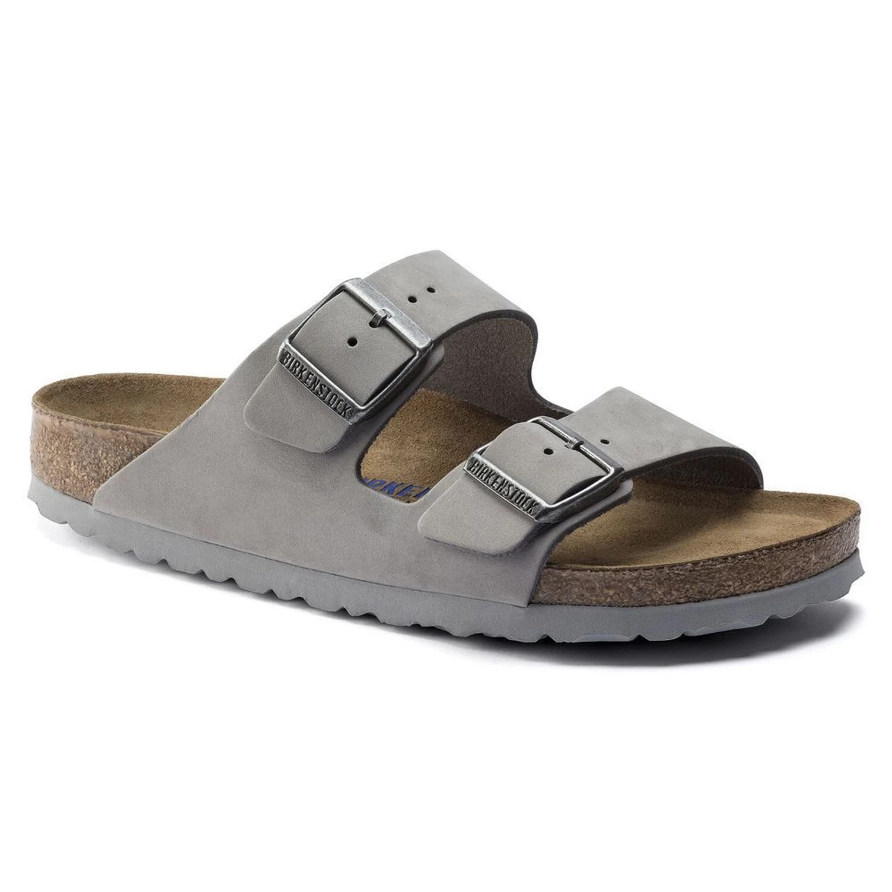 Birkenstock Arizona Soft Footbed Nubuck Leather - Dove Gray (Narrow Width) 3 Birkenstock Arizona Soft Footbed Nubuck Leather - Dove Gray (Narrow Width)