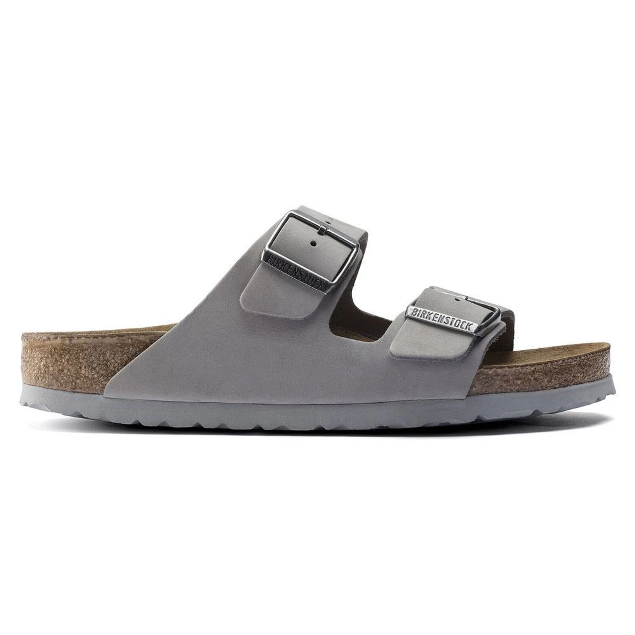 Birkenstock Arizona Soft Footbed Nubuck Leather - Dove Gray (Narrow Width) 4 Birkenstock Arizona Soft Footbed Nubuck Leather - Dove Gray (Narrow Width) - Image 2