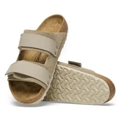 Birkenstock Uji Nubuck/Suede Leather - Taupe (Regular Width) -Sandal Style Shop 1025690 sole 29653.1691081295