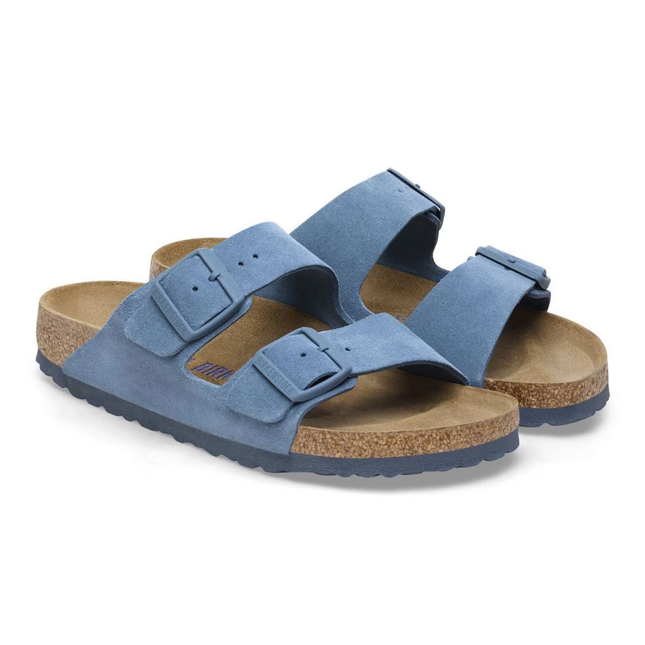 Birkenstock Arizona Soft Footbed Suede Leather - Elemental Blue(Regular Width) 5 Birkenstock Arizona Soft Footbed Suede Leather - Elemental Blue(Regular Width) - Image 3