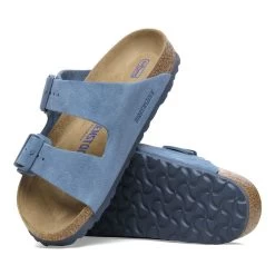 Birkenstock Arizona Soft Footbed Suede Leather - Elemental Blue(Regular Width) 10 Birkenstock Arizona Soft Footbed Suede Leather - Elemental Blue(Regular Width) -Sandal Style Shop 1027660 sole 22408.1711479546