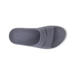 OOFOS OOahh Slide - Slate -Sandal Style Shop 1100SLATE 6 52647.1663346238