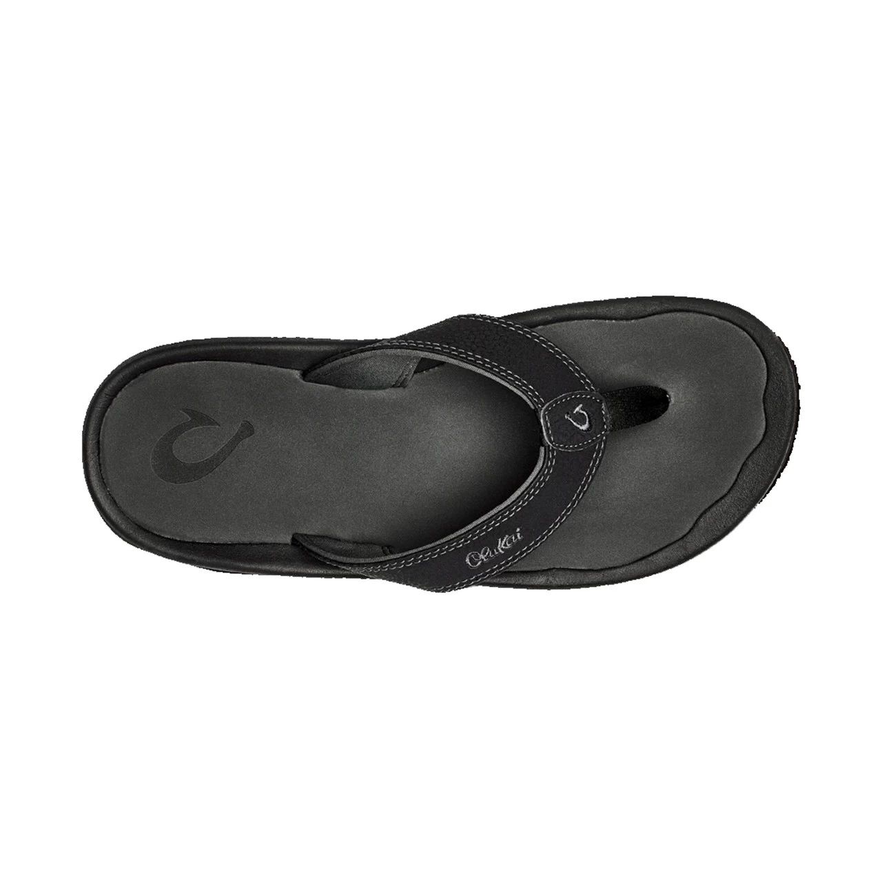 Olukai Men's 'Ohana - Black / Dark Shadow 4 Olukai Men's 'Ohana - Black / Dark Shadow - Image 2