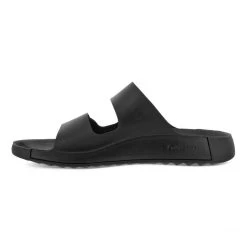 ECCO Men's 2nd Cozmo Two Band Slide - Black 12 ECCO Men's 2nd Cozmo Two Band Slide - Black -Sandal Style Shop 500904 01001 inside 14992.1650999601