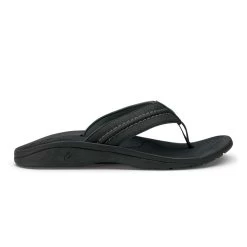 Olukai Men's Hokua - Black / Dark Shadow